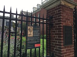 Thomas Jefferson Garden adjacent to Library Hall