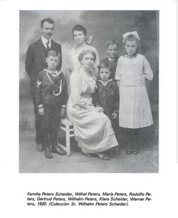 Family of German immigrants in Costa Rica