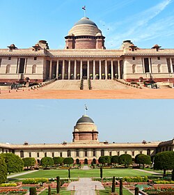 The Rashtrapati Bhavan, New Delhi