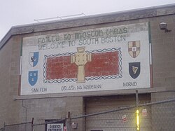 Irish Republican mural in South Boston, Massachusetts