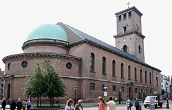 The Church of Our Lady, situated on Frue Plads