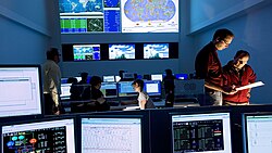 Galileo control centre in Oberpfaffenhofen, Germany