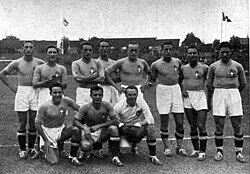 The Italian squad that won the Gold Medal