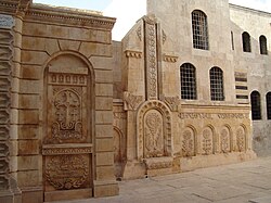 The Genocide memorial at the Forty Martyrs Cathedral, Aleppo