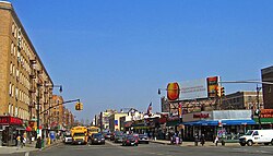 Broadway at Dyckman Street in Inwood