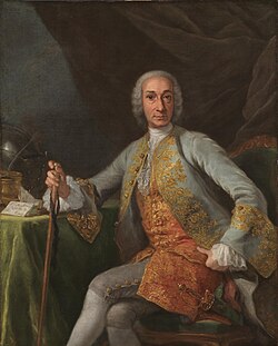 The Marquess of Esquilache, Sicilian statesman and reformer in service to King Charles III
