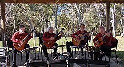Guitar concert by the teachers of a New Caledonian music conservatory