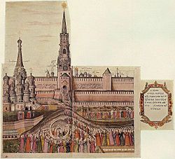 The election of Michael I as tsar in 1613