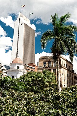 Coltejer Building, the tallest building in Medellín