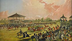 Horse racing at Jacksonville, Alabama, 1841