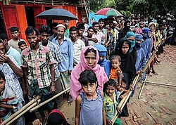 Rohingya refugees, October 2017