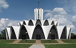 Priory Chapel at Saint Louis Abbey located in Creve Coeur a suburb of St. Louis