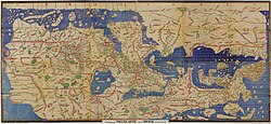 An antiquated map Europe, Asia, and North Africa