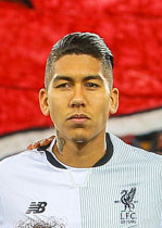 Firmino with Liverpool in 2017