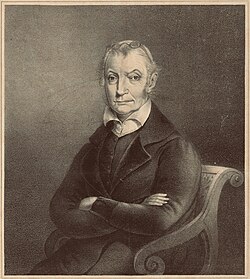 Image of Aaron Burr in 1833 or 1834, by J. Vandyke