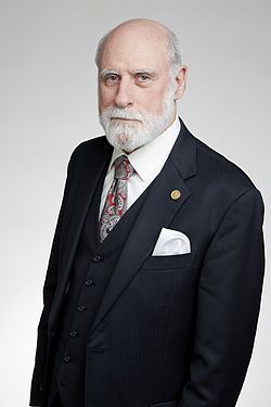 Vint Cerf, co-leader of the Stanford team that designed the architecture of the internet