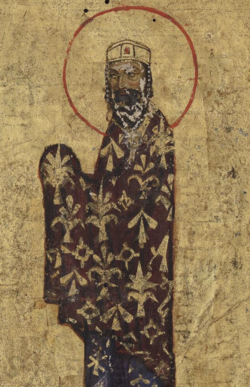 Alexios I in a 12th-century Greek manuscript, Vatican library
