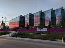 The new AstraZeneca Corporate HQ under construction in Cambridge, United Kingdom