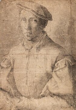 Speculation exists that this might be a drawing by Michelangelo portraying Tommaso dei Cavalieri.[83][84]