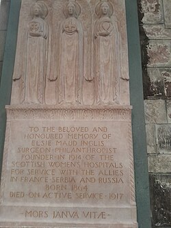 Memorial plaque in St. Giles' Cathedral in Edinburgh