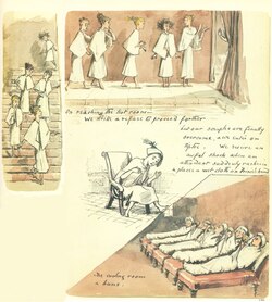 Maud and friends visit a London Turkish bath, 1892