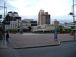 Looking towards the Bernardino Rivadavia Culture Center