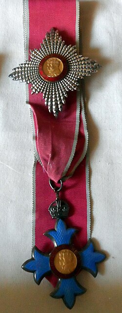 Insignia of a Knight Commander of the Order of the British Empire