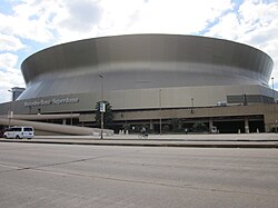 The Mercedes-Benz Superdome was selected as the host site for Super Bowl XLVII