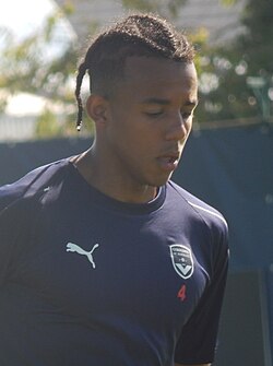 Koundé with Bordeaux in 2018