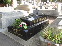 Bechet's grave in Cemetery of Garches, near Paris