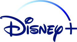 The original blue-colored Disney+ logo, used from 2019 to 2024