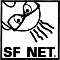 SF Net logo c. 1993, San Francisco, California