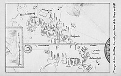 Map of the Antilles, from a portion of the map of Juan de la Cosa (1500)