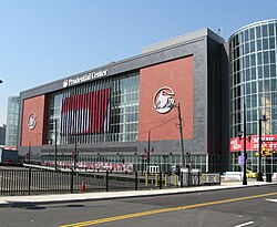 Prudential Center in Newark, home of the NHL's New Jersey Devils