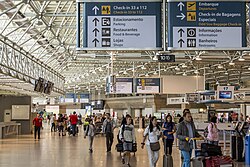 Terminal 2 check-in area