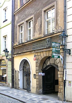 Karlova street in Old Town, Prague – the house where Kepler lived, now a museum