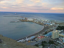 The Port Zone from Chenque Hill