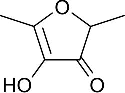 Furaneol contributes to the fragrance of strawberries.