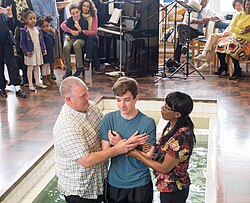 Full-immersion baptism is the accepted mode of baptism among the Southern Baptist Convention.