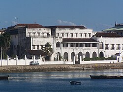 The Sultan's Palace in Zanzibar, which was once Oman's capital and residence of its sultans