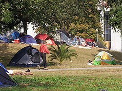 Duncan Plaza Tent Encampment November 2007.