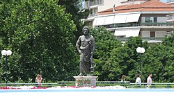 A statue of Asclepius