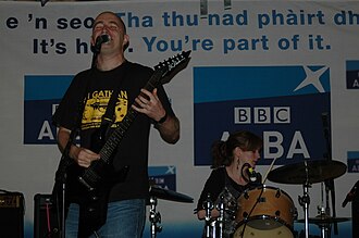 Na Gathan performing at the Mòd Fringe in Falkirk