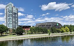 TD Place Stadium is home to the CFL's Ottawa Redblacks, the CPL's Atlético Ottawa, and the NSL's Ottawa Rapid FC.