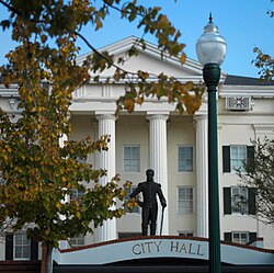 Statue of President Andrew Jackson, designed by Ettl.