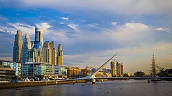 The Puerto Madero business complex in Buenos Aires CBD