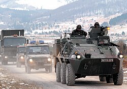 (SAF), Slovenian KFOR contingent in Kosovo