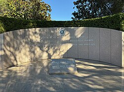 The tomb of Reagan and his wife, Nancy, in October 2025