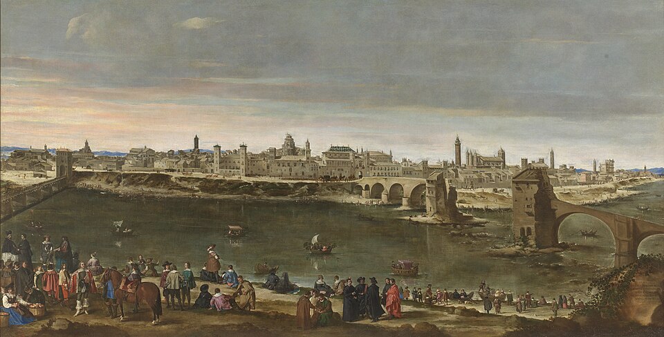 View of Zaragoza (1647) by Juan Bautista Martínez del Mazo