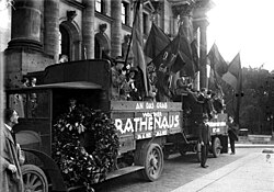 The memorial service for Rathenau, June 1923